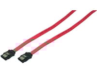 LogiLink SATA 0.5m, 0,5 m, SATA II, Hanstik/Hanstik, Rød, Lige, Lige, Lige