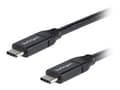 Miniatyrbild 4 av 5: StarTech.com USB C to USB C Cable - 1.5 ft / 0.5m - 5A PD - White - USB 2.0 - USB-IF Certified - USB Type C Cable - USB C Charging Cable (USB2C5C50CM