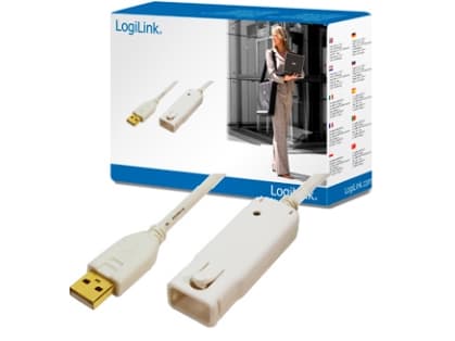 LogiLink USB2.0 Active Repeater Cable - Repeater - USB 2.0 - upp till 60 m