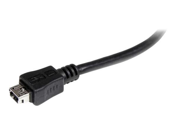 StarTech.com UUSBMUSBMF6 USB-kablar 0,15 m Mini-USB B Micro-USB A Svart