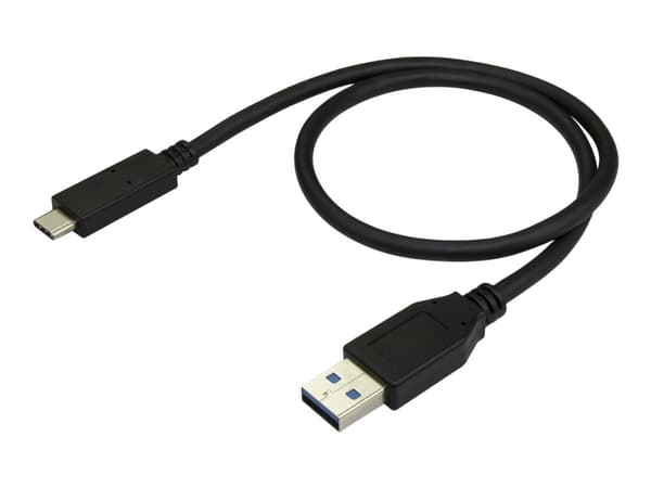 StarTech.com USB31AC50CM USB-kaapeli 0,5 m USB 3.2 Gen 2 (3.1 Gen 2) USB A USB C Musta