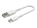 Miniatyrbilde 4 av 5: Belkin BOOST CHARGE - USB-kabel - USB-C (hann) til USB (hann) - 15 cm - hvit