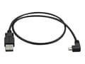 Miniatyrbild 3 av 5: StarTech.com Micro USB-kabel för laddning och synkning M/M - Högervinklad Micro USB - 0,25 mm² - 0,5 m