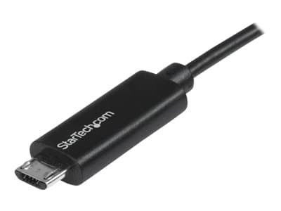 StarTech.com Micro USB-kabel med LED-laddningslampa - M/M - 1 m