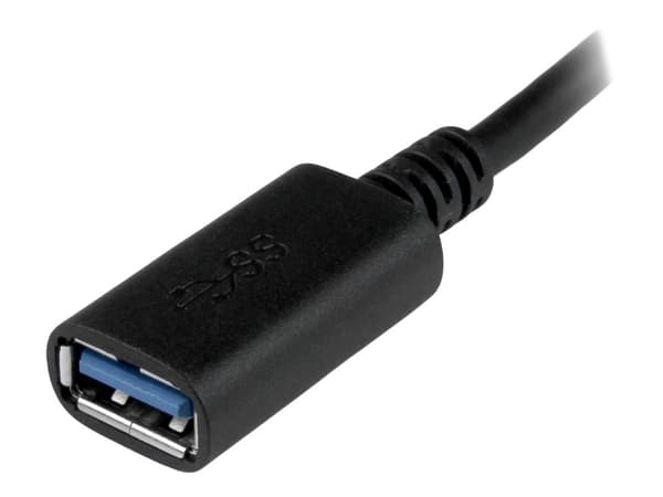 StarTech.com USB-C till USB-A-kabeladapter - M/F - 15 cm - USB 3.0 - USB-IF-certifierad - USB-adapter - 24 pin USB-C (hane) till USB typ A (hona) - U