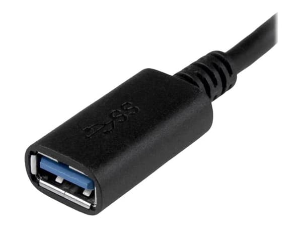 StarTech.com USB-C till USB-A-kabeladapter - M/F - 15 cm - USB 3.0 - USB-IF-certifierad - USB-adapter - 24 pin USB-C (hane) till USB typ A (hona) - U