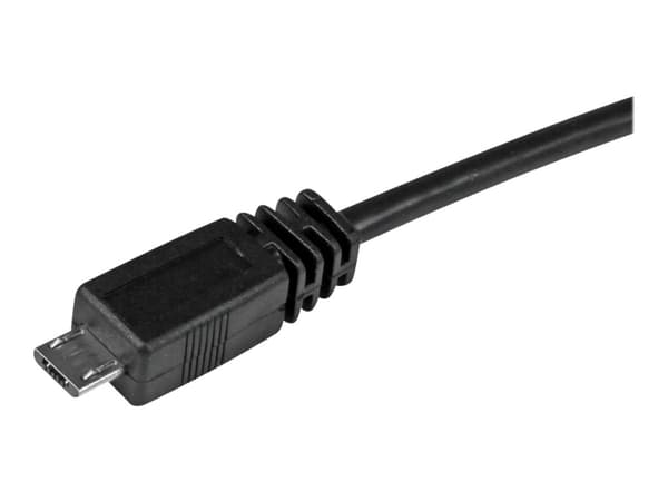 StarTech.com UUSBHAUB1M USB-kabel 1 m USB 2.0 USB A Micro-USB B Sort