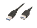 Miniatyrbild 3 av 5: M-CAB - USB-förlängningskabel - USB typ A (hane) till USB typ A (hona) - USB 3.0 - 1.8 m - svart