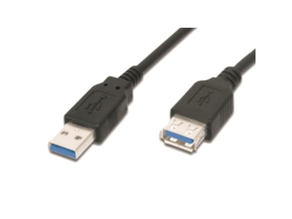 M-CAB - USB-förlängningskabel - USB typ A (hane) till USB typ A (hona) - USB 3.0 - 1.8 m - svart
