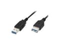 Miniatyrbild 1 av 5: M-CAB - USB-förlängningskabel - USB typ A (hane) till USB typ A (hona) - USB 3.0 - 1.8 m - svart