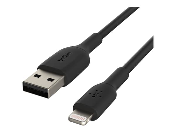 Belkin BoostCharge - Lightning-kabel - Lightning hann til USB hann - 1 m - svart