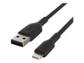 Miniatyrbilde 5 av 5: Belkin BoostCharge - Lightning-kabel - Lightning hann til USB hann - 1 m - svart
