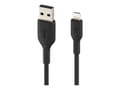 Miniatyrbilde 2 av 5: Belkin BoostCharge - Lightning-kabel - Lightning hann til USB hann - 1 m - svart
