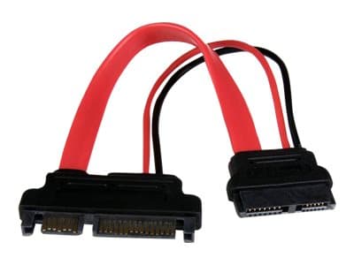 StarTech.com SLSATAADAP6 SATA-kabel 0,1524 m Slimline SATA 13 pin SATA 7+15 pin Rød