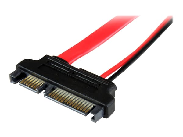 StarTech.com SLSATAADAP6 SATA-kabel 0,1524 m Slimline SATA 13 pin SATA 7+15 pin Rød