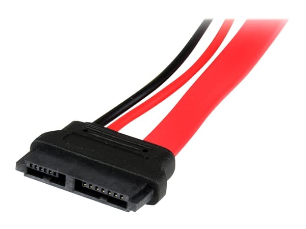 StarTech.com SLSATAADAP6 SATA-kabel 0,1524 m Slimline SATA 13 pin SATA 7+15 pin Rød