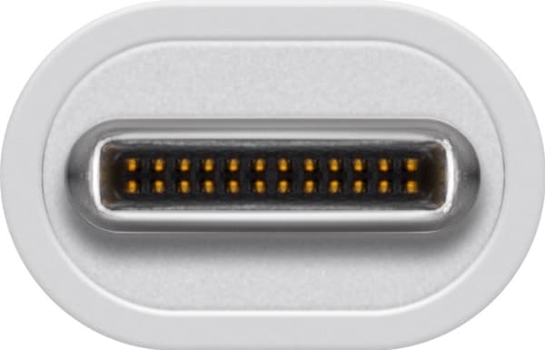 Goobay 67194, 1 m, USB C, USB C, USB 3.2 Gen 2 (3.1 Gen 2), 5 Gbit/s, Vit