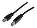 Miniatyrbild 1 av 5: StarTech.com USB3CAB2M USB-kablar 2 m USB 3.2 Gen 1 (3.1 Gen 1) USB A USB B Svart