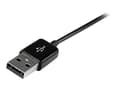 Miniatyrbilde 3 av 5: StarTech.com USB2ASDC3M mobiltelefonkabel Sort 3 m USB A Asus 40-pin