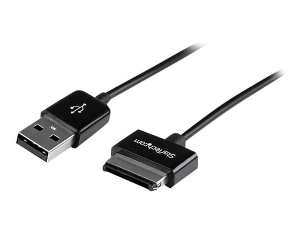 StarTech.com USB2ASDC3M matkapuhelimen kaapeli Musta 3 m USB A Asus 40-pin