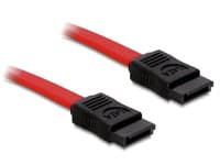 DeLOCK SATA Cable - 0.3m, 0,3 m, SATA II, Punainen
