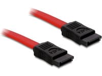 DeLOCK SATA Cable - 0.3m, 0,3 m, SATA II, Punainen