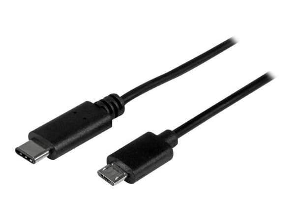 StarTech.com USB C to Micro USB Cable - 3 ft / 1m - USB 2.0 Cable - Micro USB Cord - Micro B USB C Cable - USB 2.0 Type C (USB2CUB1M) - USB-kabel - 2