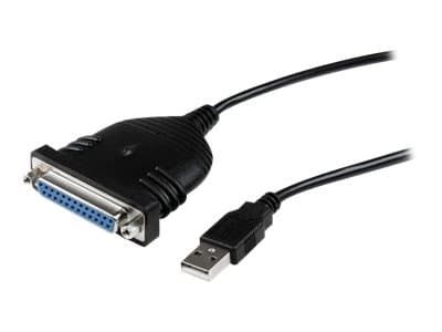 StarTech.com 1,8 m USB till DB25 parallell skrivaradapterkabel - M/F