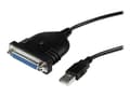 Miniatyrbild 4 av 5: StarTech.com 1,8 m USB till DB25 parallell skrivaradapterkabel - M/F