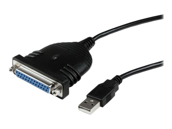StarTech.com 1,8 m USB till DB25 parallell skrivaradapterkabel - M/F