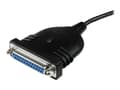 Miniatyrbild 5 av 5: StarTech.com 1,8 m USB till DB25 parallell skrivaradapterkabel - M/F