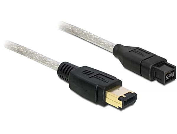 Delock - IEEE 1394-kabel - FireWire 800 (hane) till 6 pin FireWire (hane) - 2 m
