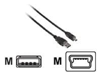 Hama - USB-kabel - USB (hane) till mini-USB typ B (hane) - USB 2.0 - 1.8 m - svart