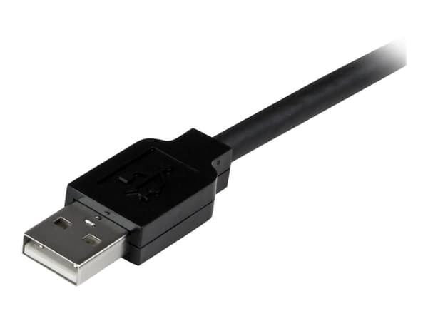 StarTech.com 5m USB 2.0 Active Extension Cable M/F - 5 meter USB A Male to USB A Female USB 2.0 Repeater / Extender Cable - Black - 15ft (USB2AAEXT5M