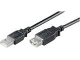 Goobay 93600, 3 m, USB A, USB A, USB 2.0, 0,48 Gbit/s, Svart