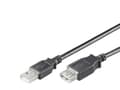Miniatyrbild 1 av 5: Goobay 93600, 3 m, USB A, USB A, USB 2.0, 0,48 Gbit/s, Svart
