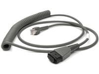 Datalogic CAB-348 - Seriell kabel - DB-9 (hane) - lindad - för DLC 6065, 6090, 6165, 6190, 6265, 6290; Touch 65, 90
