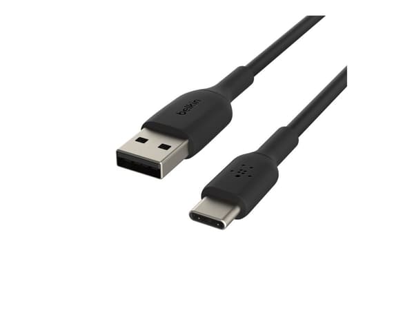 Belkin BoostCharge - USB-kabel - 24 pin USB-C (hane) till USB (hane) - 1 m - svart