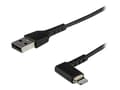 Pikkukuva 1 / 5: StarTech.com RUSBLTMM1MBR, 1 m, Lightning, USB A, Uros, Uros, Musta