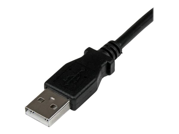 StarTech.com 2m USB 2.0 A to Right Angle B Cable Cord - 2 m USB Printer Cable - Right Angle USB B Cable - 1x USB A (M), 1x USB B (M) (USBAB2MR) - USB