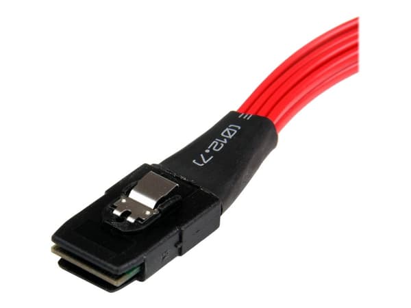 StarTech.com SAS8087S4R50 SAS (Serial Attached SCSI) -kaapeli 0,5 m Musta, Punainen
