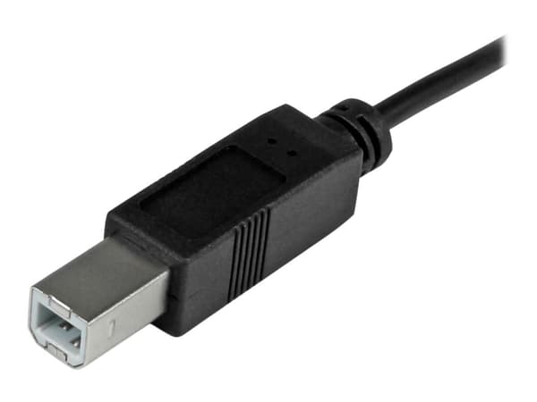 StarTech.com USB 2.0 USB-C till USB-B-kabel - 1 m - USB-kabel - 24 pin USB-C (hane) till USB typ B (hane) - USB 2.0 - 1 m - svart - för P/N: HB30A3A1