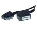 Miniatyrbild 2 av 2: S-Conn 70220-, 10 m, TAE-N, TAE-N, Sort, Hanstik, Hunstik