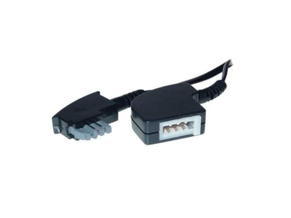 S-Conn 70220-, 10 m, TAE-N, TAE-N, Sort, Hanstik, Hunstik