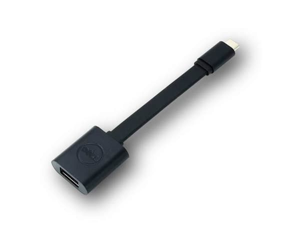 DELL USB-C - USB-A 3.0 USB-kabel 0,131 m Sort