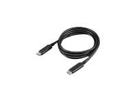 Lenovo - USB-kaapeli - USB-C (han) til USB-C (han) - 20 V - 5 A - 1 m - 4K-tuki, USB Power Delivery (5 A, 100 W) - lajittelu - ThinkCentre M90a Pro G