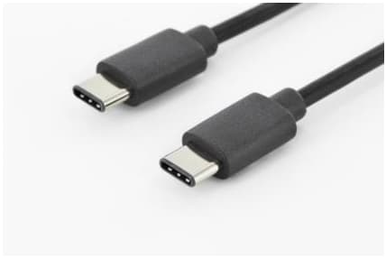 ASSMANN - USB-kabel - 24 pin USB-C (hann) til 24 pin USB-C (hann) - USB 2.0 - 1.8 m - formstøpt - svart