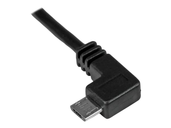 StarTech.com USBAUB1MLA USB-kabel 1 m USB 2.0 USB A Micro-USB B Sort