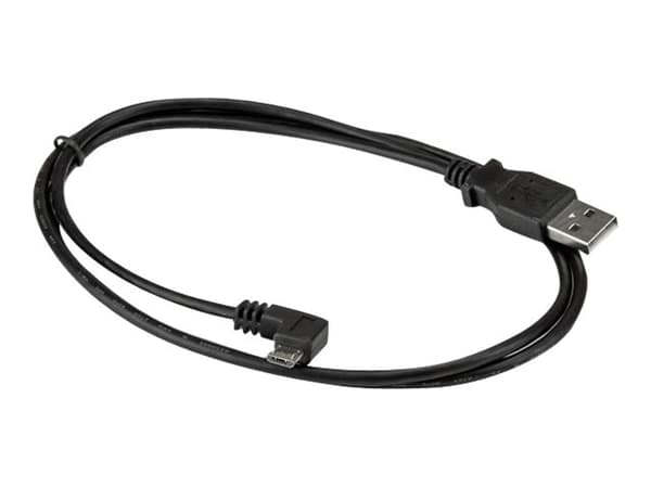 StarTech.com USBAUB1MLA USB-kabel 1 m USB 2.0 USB A Micro-USB B Sort