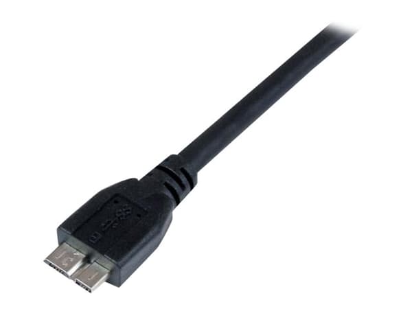 StarTech.com USB3CAUB1M USB-kablar 1 m USB 3.2 Gen 1 (3.1 Gen 1) USB A Micro-USB B Svart